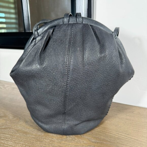 Black Snakeskin-Embossed Shoulder Bag — NWOT - Picture 2 of 12